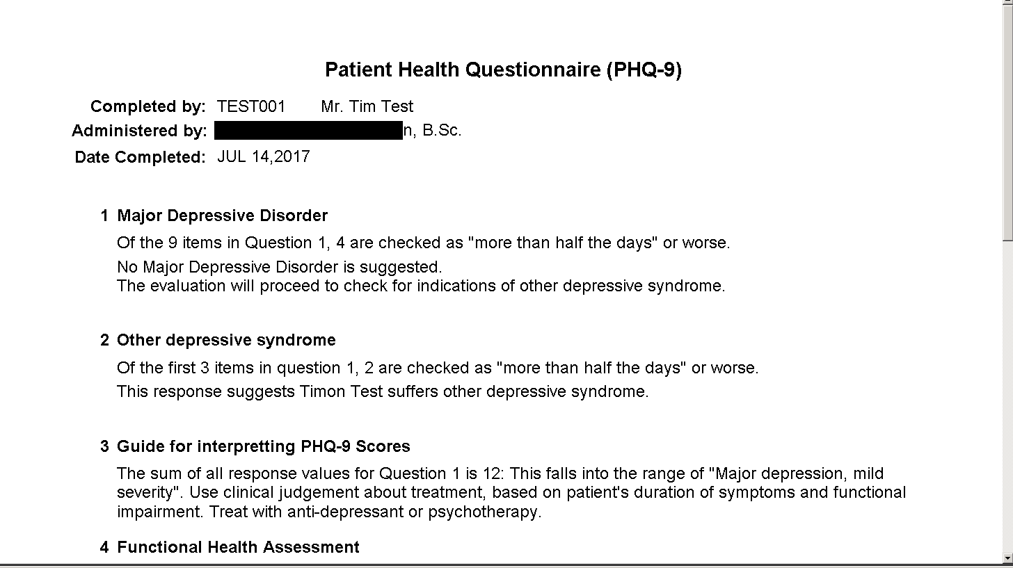 2.  The Month-At-A-Glance scheduler for a single clinician